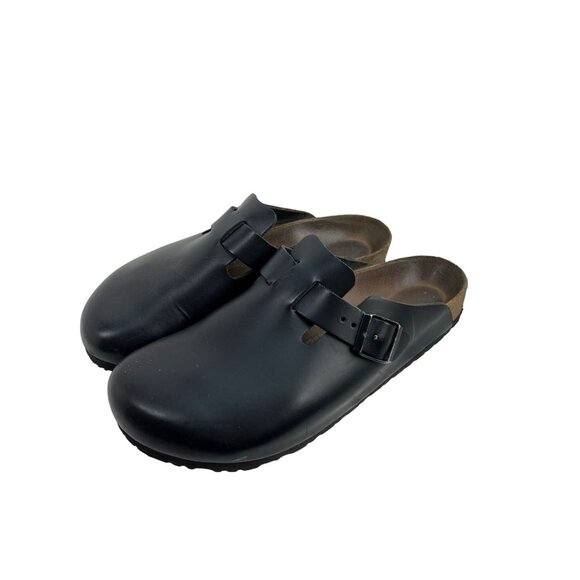 Birkenstock Other - Birkenstock Boston Smooth Black Faux Leather size  M12 / 45 EU